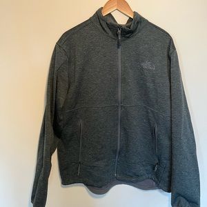 XL Gray Northface zip up jacket